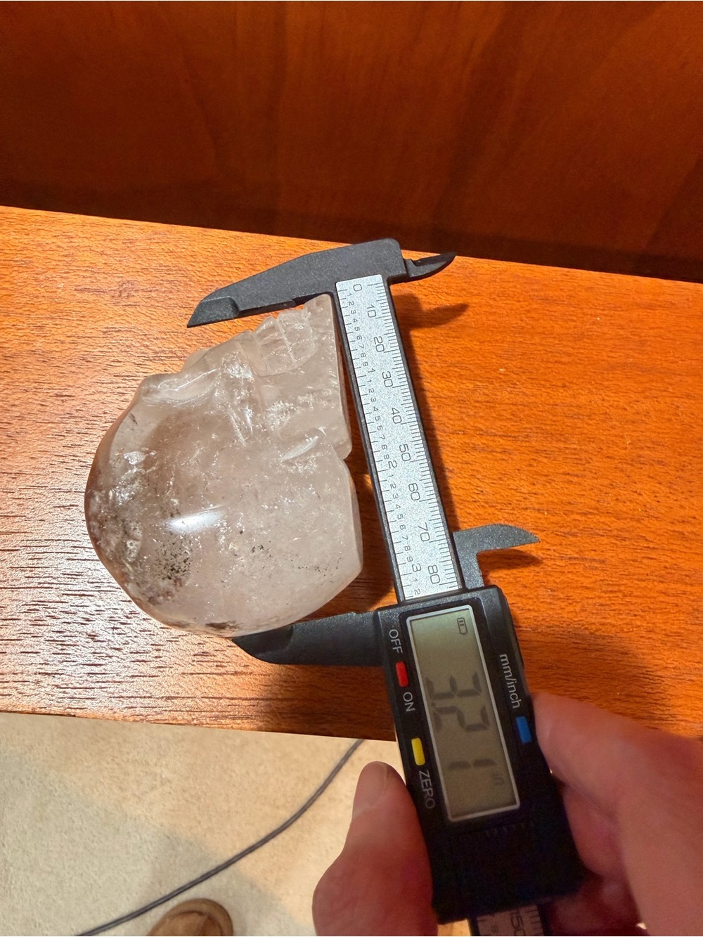 Garden Quartz Skull - Picture 6 of 7